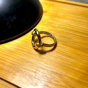 Ana Luisa gold tone designer ring